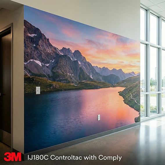 3M IJ180C Controltac Graphic Film with Comply